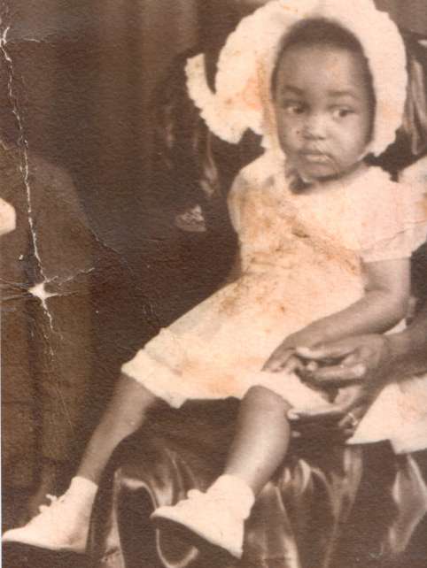 Photo: Cecil Wright as a young child.