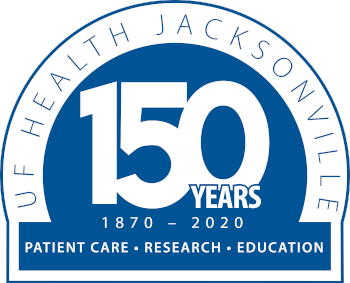 UF Health Jacksonville - 150th Anniversary Logo
